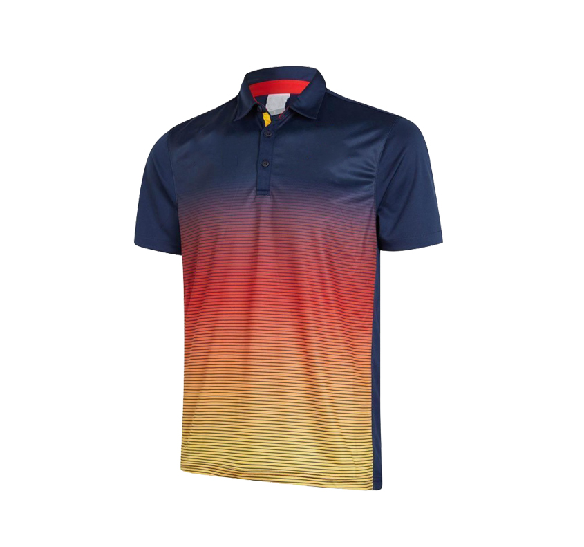Cotton Short Sleeves Light Custom Full Sublimation Jersey Quick Dry Breathable Bowling Polo Shirts